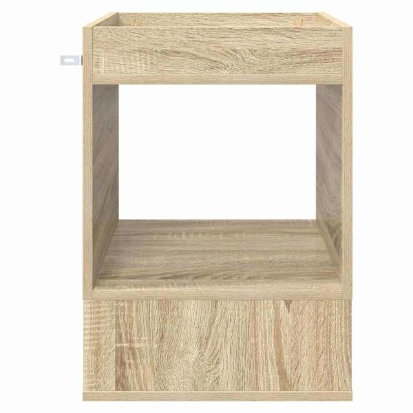 Beistelltisch 2 pcs Sonoma-Eiche 40 x 40 x 56 cm Holzwerkstoff