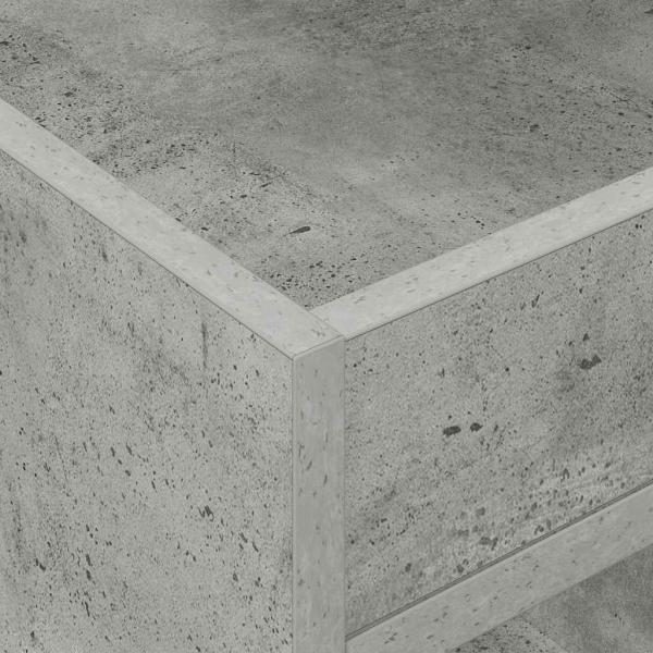 Beistelltisch Beton Grau 40 x 40 x 56 cm Holzwerkstoff