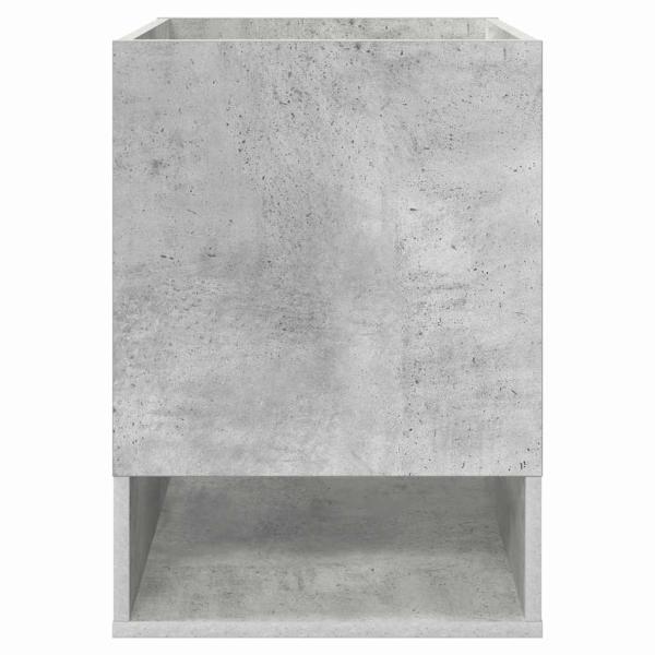 Beistelltisch 2 pcs Beton Grau 40 x 40 x 56 cm Holzwerkstoff