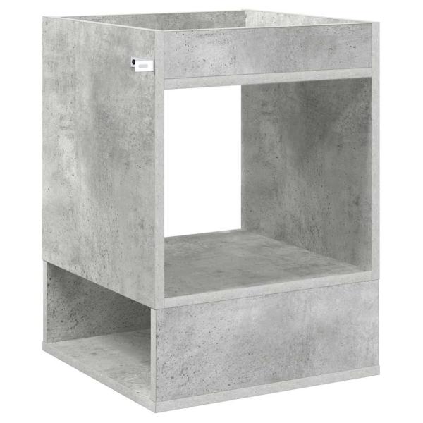Beistelltisch 2 pcs Beton Grau 40 x 40 x 56 cm Holzwerkstoff