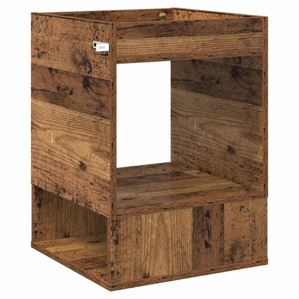 Beistelltisch Altholz 40 x 40 x 56 cm Holzwerkstoff