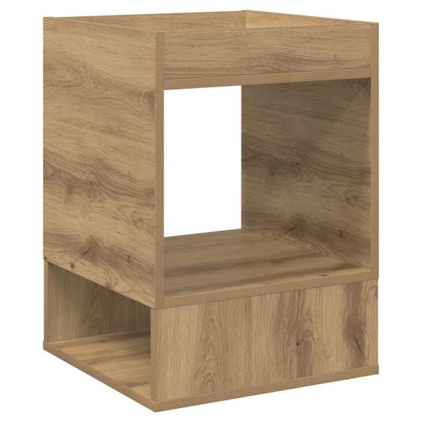 Beistelltisch Artisan-Eiche 40 x 40 x 56 cm Holzwerkstoff