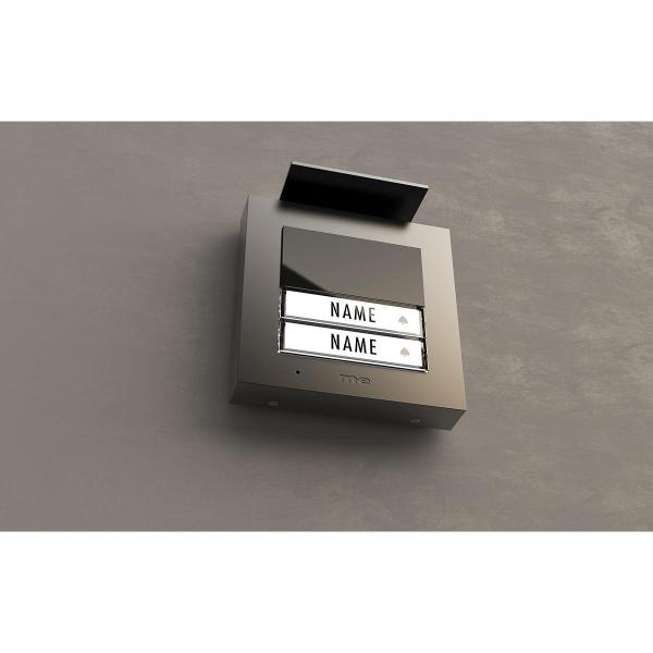 M-E ADV-1020-A Audio Außenstation ALU 2-Familienhaus, anthrazit (AP) (41318)