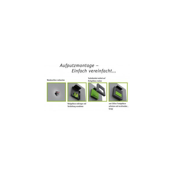 M-E ADV-1020-A Audio Außenstation ALU 2-Familienhaus, anthrazit (AP) (41318)