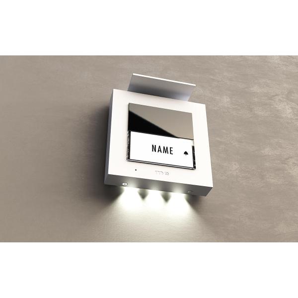 M-E ADV-1010-W Audio Außenstation ALU 1-Familienhaus, weiß (AP) (41325)