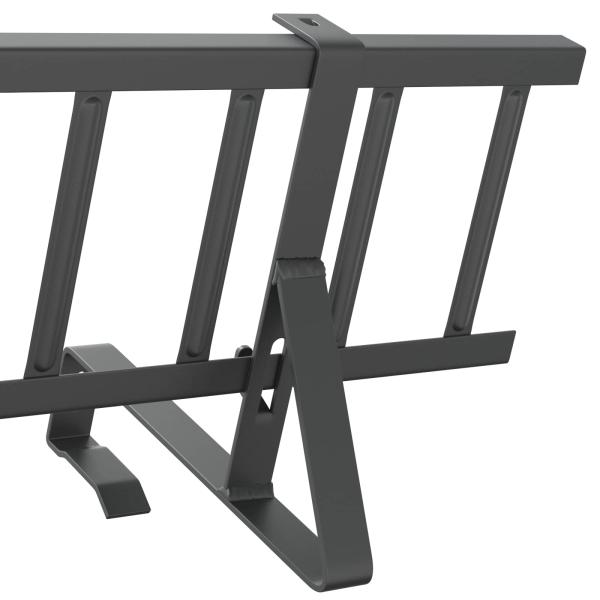 Dachschneeschild Anthrazit 300 x 29,5 x 34,5 cm Stahl