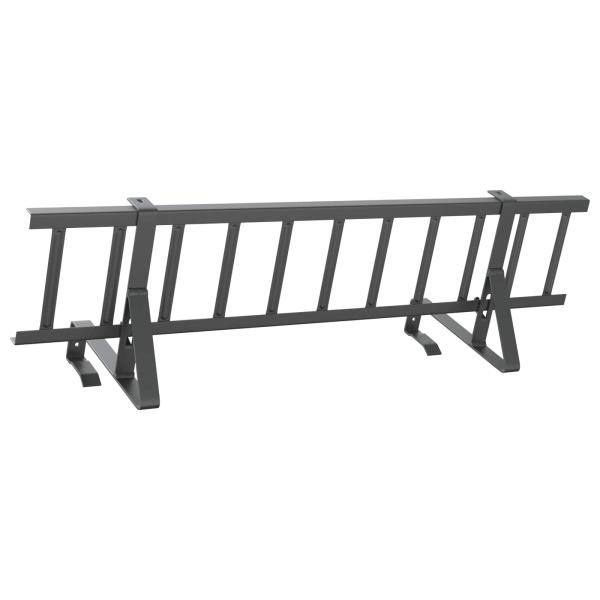 Dachschneeschild Anthrazit 800 x 29,5 x 34,5 cm Stahl