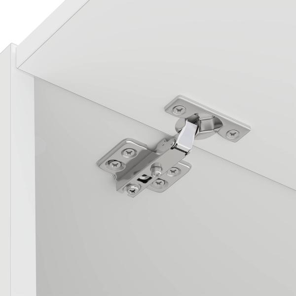 Waschmaschinen-Schrank Weiß 67,5 x 68 x 200 cm Holzwerkstoff