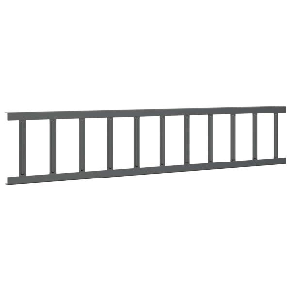 Dachschneeschild Anthrazit 300 x 2,5 x 20 cm Stahl