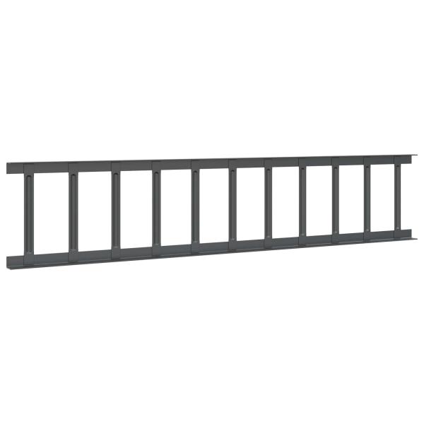 Dachschneeschild Anthrazit 300 x 2,5 x 20 cm Stahl