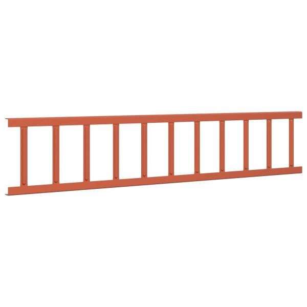 Dachschneeschild Rot 300 x 2,5 x 20 cm Stahl