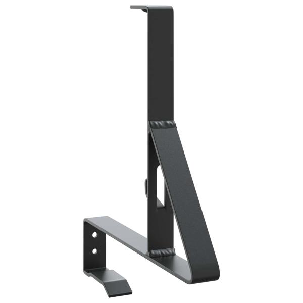 Schneewächter Unterstützung 2 pcs Schwarz 29,5 x 3 x 34,5 cm