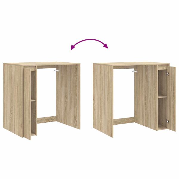 Waschmaschinen-Schrank Sonoma 87 x 60 x 89 cm Holzwerkstoff