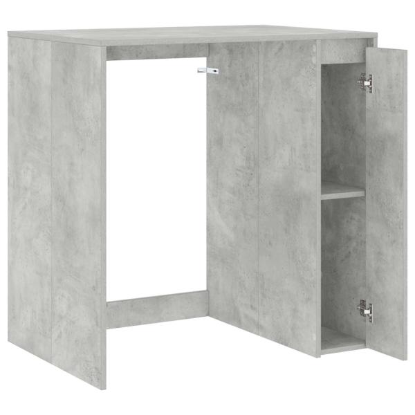 Waschmaschinen-Schrank Beton 87 x 60 x 89 cm Holzwerkstoff