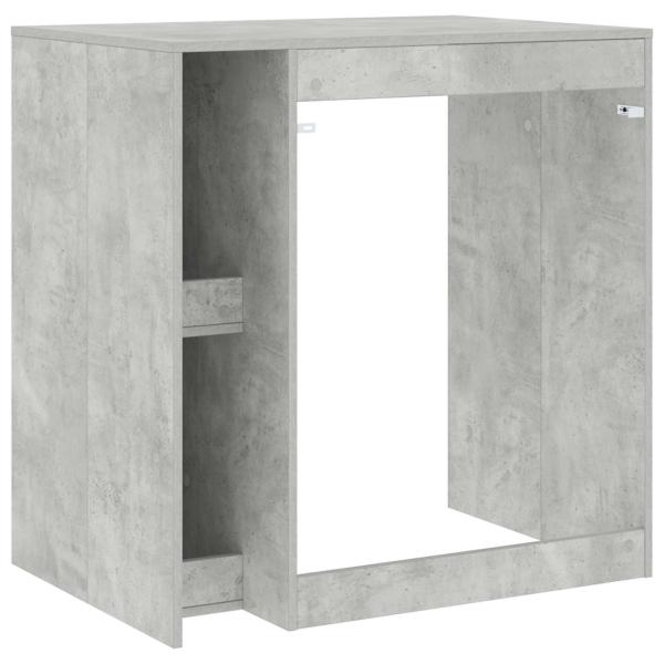Waschmaschinen-Schrank Beton 87 x 60 x 89 cm Holzwerkstoff