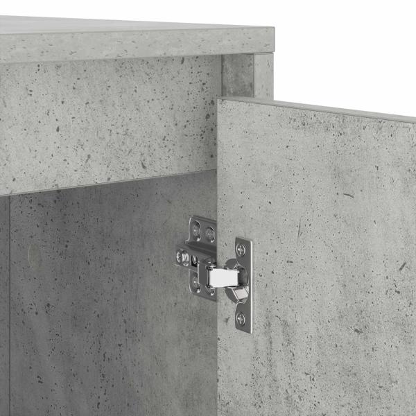 Waschmaschinen-Schrank Beton 87 x 60 x 89 cm Holzwerkstoff