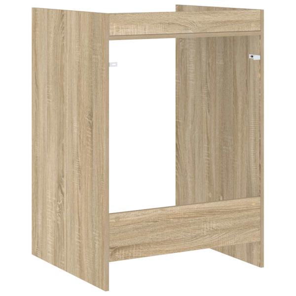Waschmaschinen-Schrank Sonoma 67,5 x 62 x 97 cm Holzwerkstoff