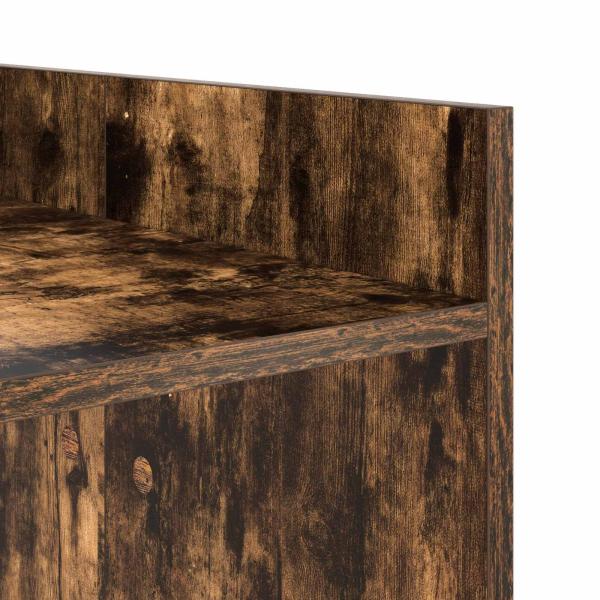 Waschmaschinen-Schrank Geräucherte Eiche 67,5 x 62 x 97 cm