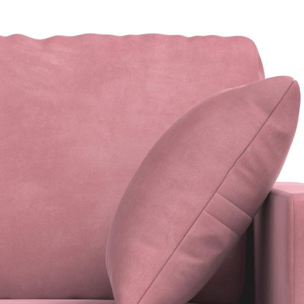 Sofa 2 pcs Rosa Gesamtabmessungen: 158 x 78 x 80 cm (B x T x H)