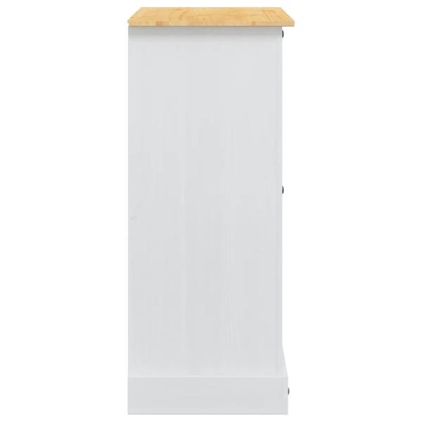 Aufbewahrungs-Truhen Weiß 92 x 48 x 114 cm Massivholz Kiefer