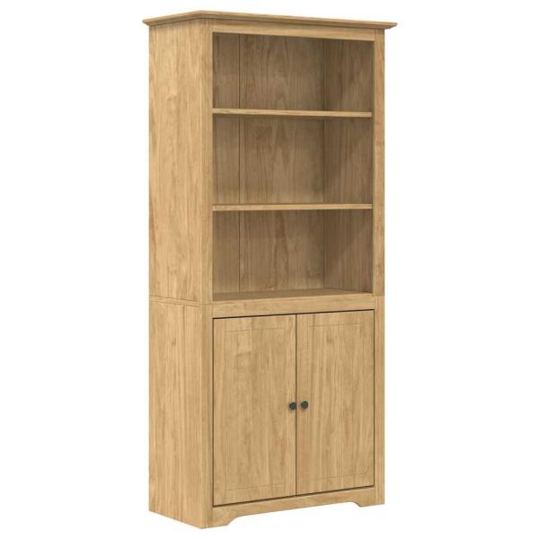Bücherregal BODO Honigbraun 82 x 40 x 173 cm Holzwerkstoff