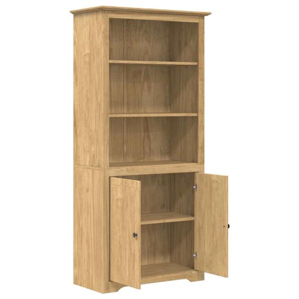 Bücherregal BODO Honigbraun 82 x 40 x 173 cm Holzwerkstoff
