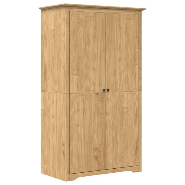 Kleiderschrank BODO Honigbraun 53,5 x 99 x 173 cm Holzwerkstoff