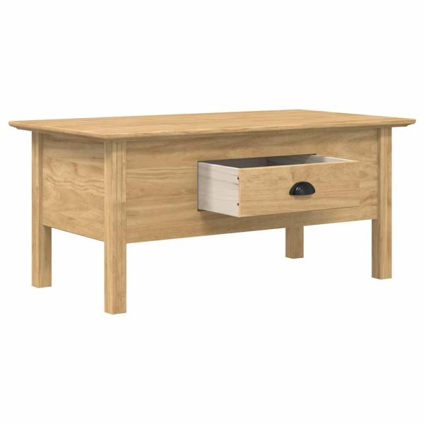 Couchtisch BODO Honigbraun 100 x 55 x 45,8 cm Holzwerkstoff