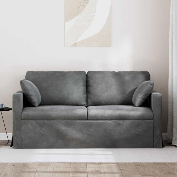Sofa Dunkelgrau Gesamtabmessungen: 158 x 78 x 80 cm (B x T x H)