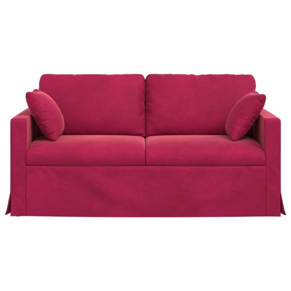 Sofa Weinrot Gesamtabmessungen: 158 x 78 x 80 cm (B x T x H)