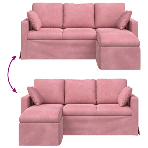 Sofa Rosa Gesamtabmessungen: 178 x 134 x 80 cm (B x T x H) Samt