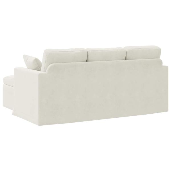 Sofa Creme Gesamtabmessungen: 178 x 134 x 80 cm (B x T x H)