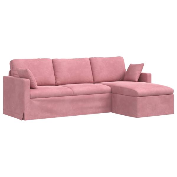 Sofa Rosa Gesamtabmessungen: 228 x 134 x 80 cm (B x T x H) Samt