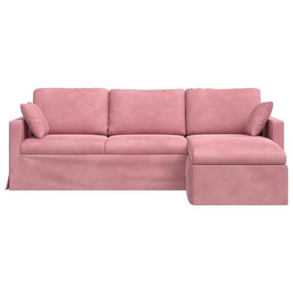 Sofa Rosa Gesamtabmessungen: 228 x 134 x 80 cm (B x T x H) Samt