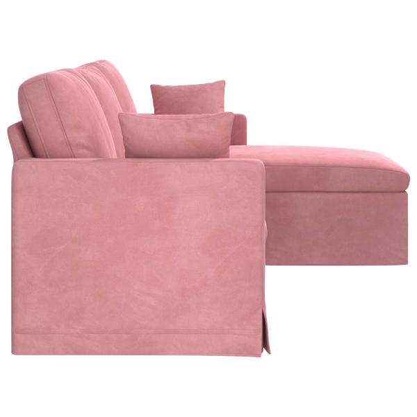 Sofa Rosa Gesamtabmessungen: 228 x 134 x 80 cm (B x T x H) Samt