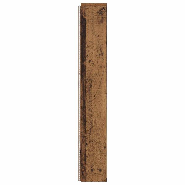 Kopfteil-Schrank mit LED Altholz Holzwerkstoff