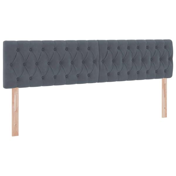 Aufbewahrungsbett mit Matratze Dunkelgrau 100 x 200 cm