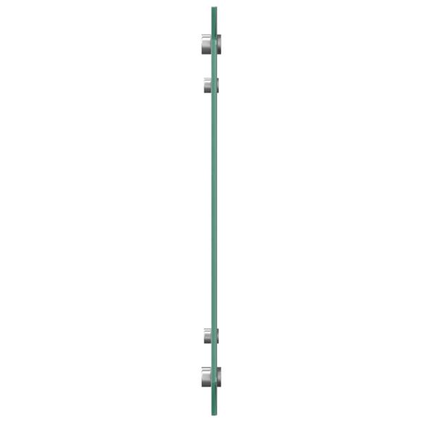 Küchenrückwand 2 pcs Hellgrau 80 x 40 cm Gehärtetes Glas