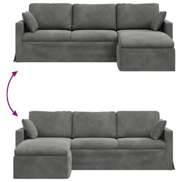 Sofa Dunkelgrau