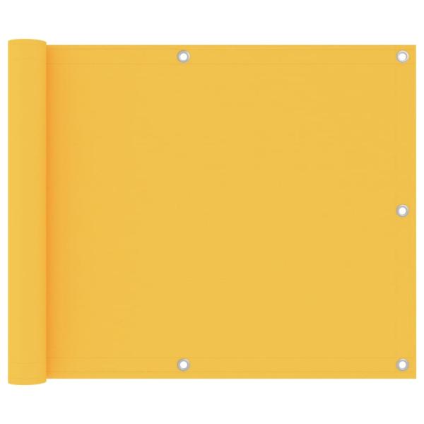 ARDEBO.de - Balkon-Sichtschutz Gelb 75x600 cm Oxford-Gewebe