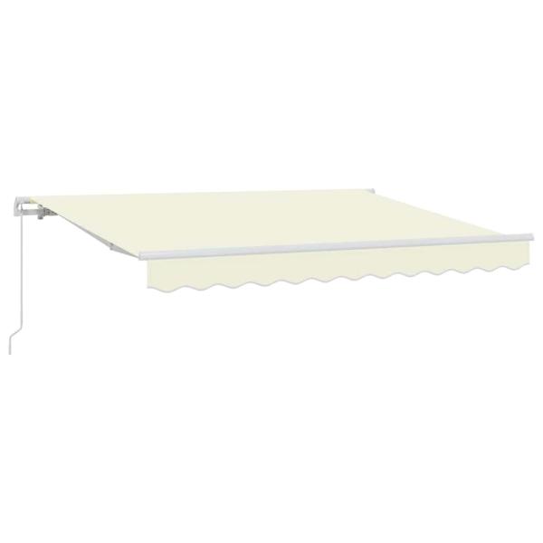 Einziehbare Markise Creme 300 x 200 cm Stoff