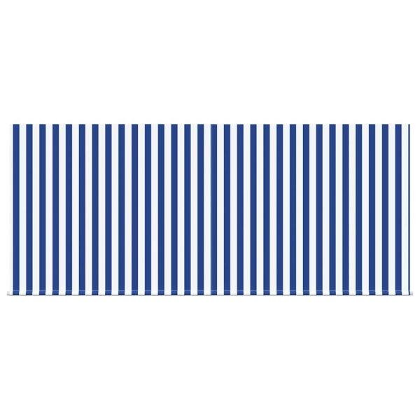 Einziehbare Markise Blau und Weiß 300 x 200 cm
