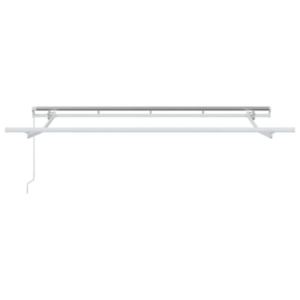 Einziehbare Markise Creme 300 x 200 cm Polyester und Aluminium