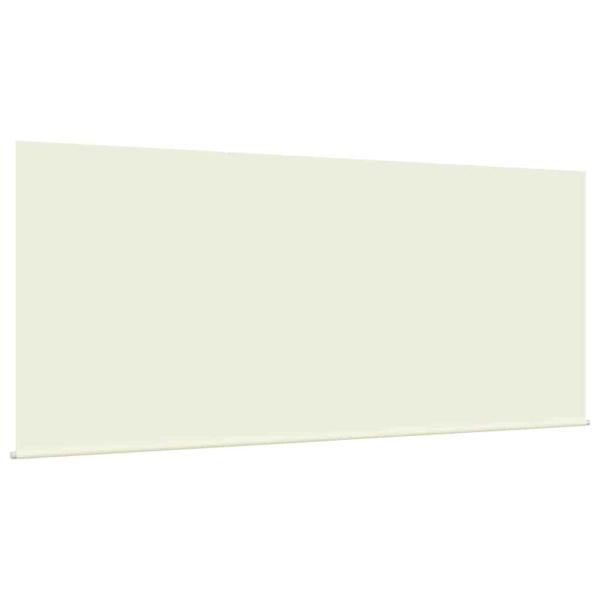 Einziehbare Markise Creme 350 x 250 cm Polyester und Aluminium