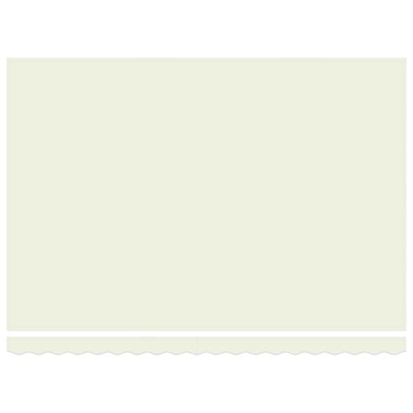 Einziehbare Markise Creme 450 x 300 cm Polyester und Metall