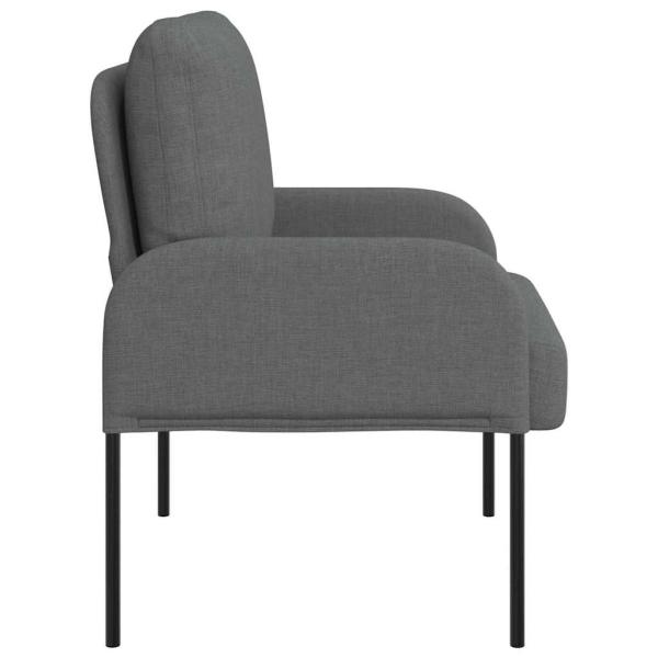 Sofas mit Kissen 55cm Dunkelgrau Sperrholz