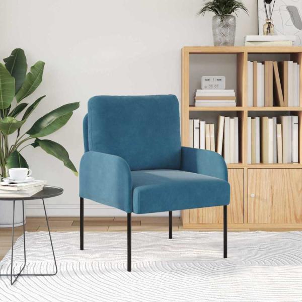 Sofas mit Kissen 55cm Blau Sperrholz