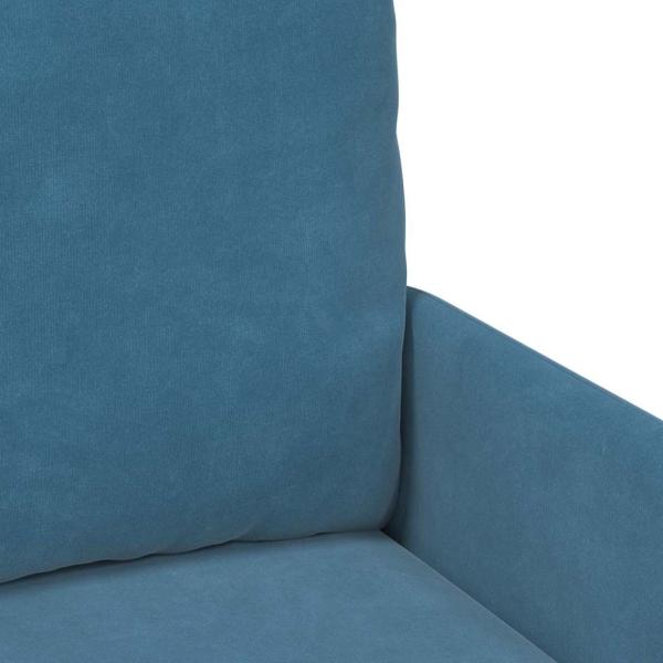 Sofas mit Kissen 55cm Blau Sperrholz