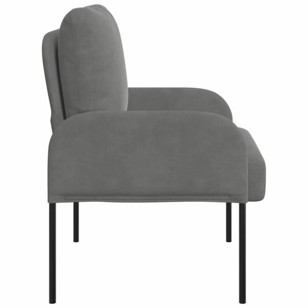 Sofas mit Kissen 55cm Dunkelgrau Sperrholz