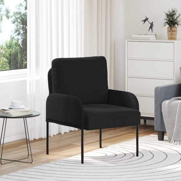 ARDEBO.de - Sofas mit Kissen 55cm Schwarz Sperrholz